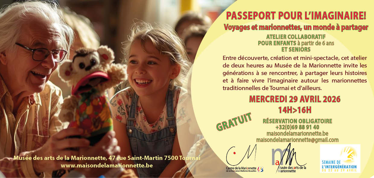 Passeport pour l’imaginaire! Voyage et marionnette, un monde à partager